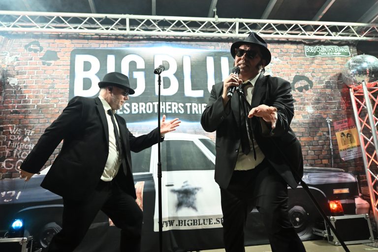 Blues Brothers Schweiz buchen | Big Blue für Gala & Firmenevent